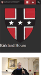 Mobile Screenshot of kirkland.harvard.edu