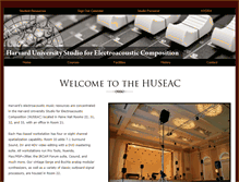 Tablet Screenshot of huseac.fas.harvard.edu