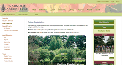 Desktop Screenshot of my.arboretum.harvard.edu