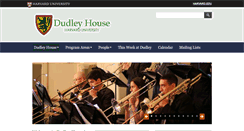 Desktop Screenshot of dudley.harvard.edu