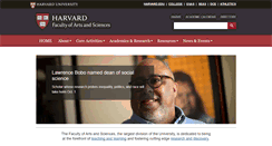 Desktop Screenshot of fas.harvard.edu