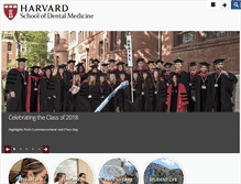 Tablet Screenshot of hsdm.harvard.edu