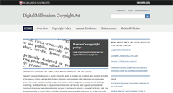 Desktop Screenshot of dmca.harvard.edu
