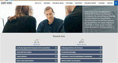 Desktop Screenshot of gking.harvard.edu