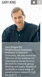 Mobile Screenshot of gking.harvard.edu