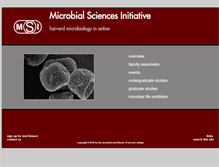 Tablet Screenshot of msi.harvard.edu