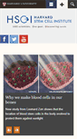 Mobile Screenshot of hsci.harvard.edu