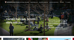 Desktop Screenshot of hks.harvard.edu